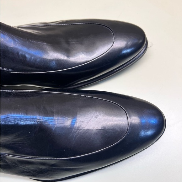 Baldinini Black Leather Slip-On Boots made in Italy main image 9